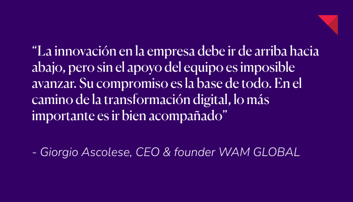 La importancia de la innovación, Giorgio Ascolese